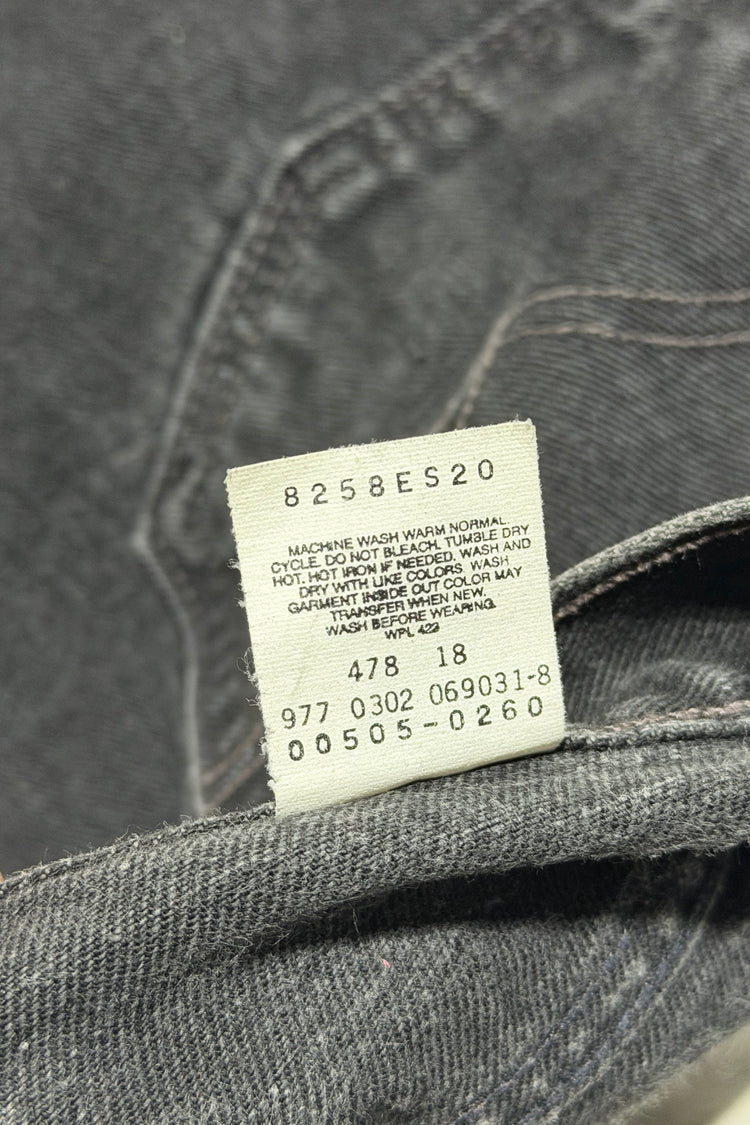 Levi's care and date code tag