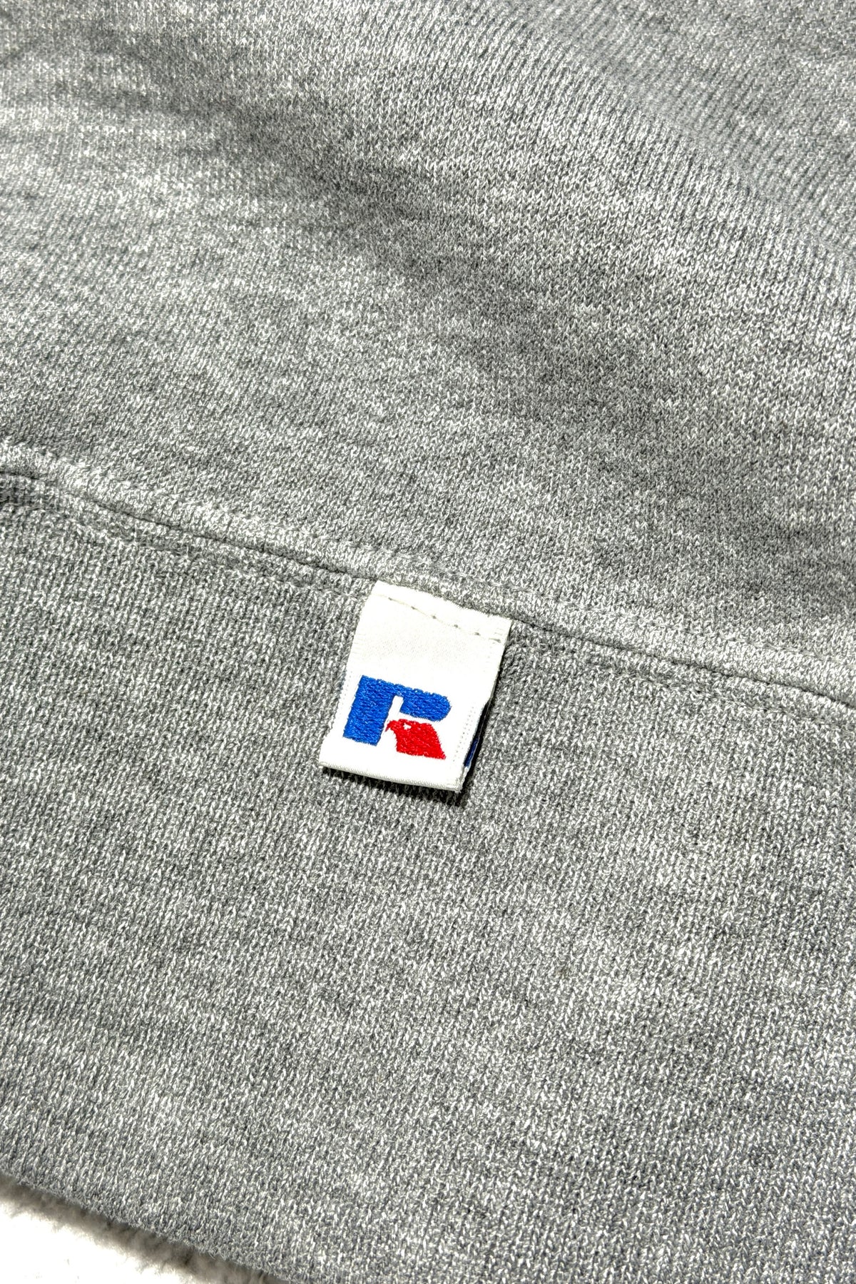 Russell Athletic tab at hem