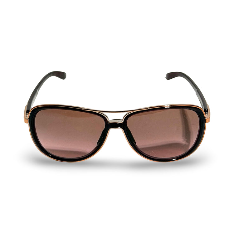 2010'S OAKLEY SPLIT TIME GOLD & BLACK GRADIENT SUNGLASSES