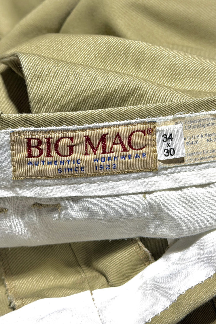 Big Mac Authentic Workwear khaki work pants