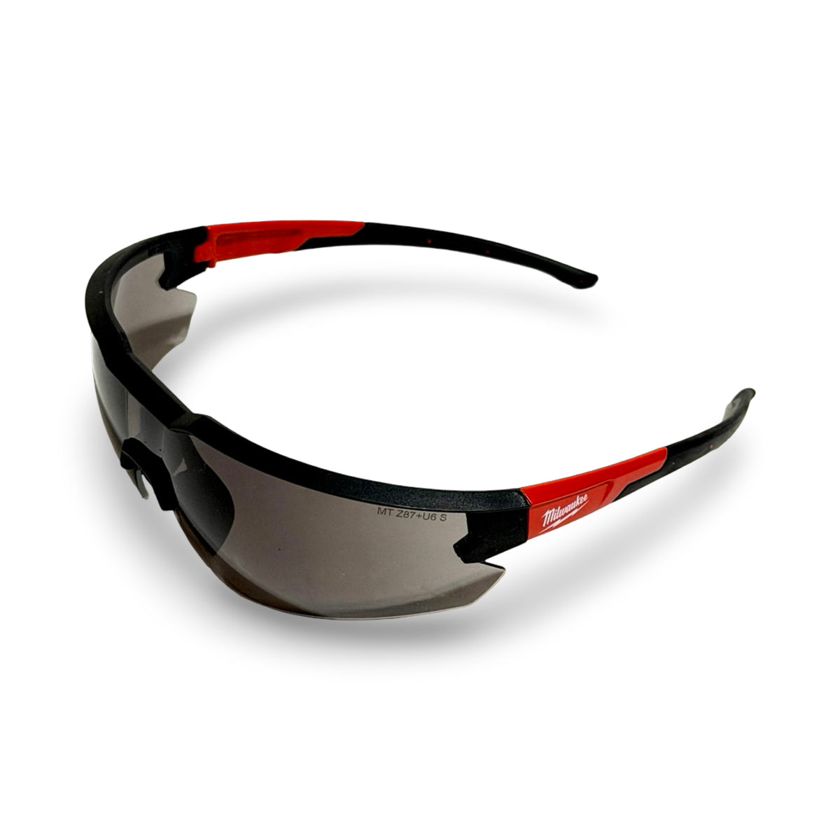 2000'S MILWAUKEE RED & BLACK Z87 SAFETY SHIELD SUNGLASSES