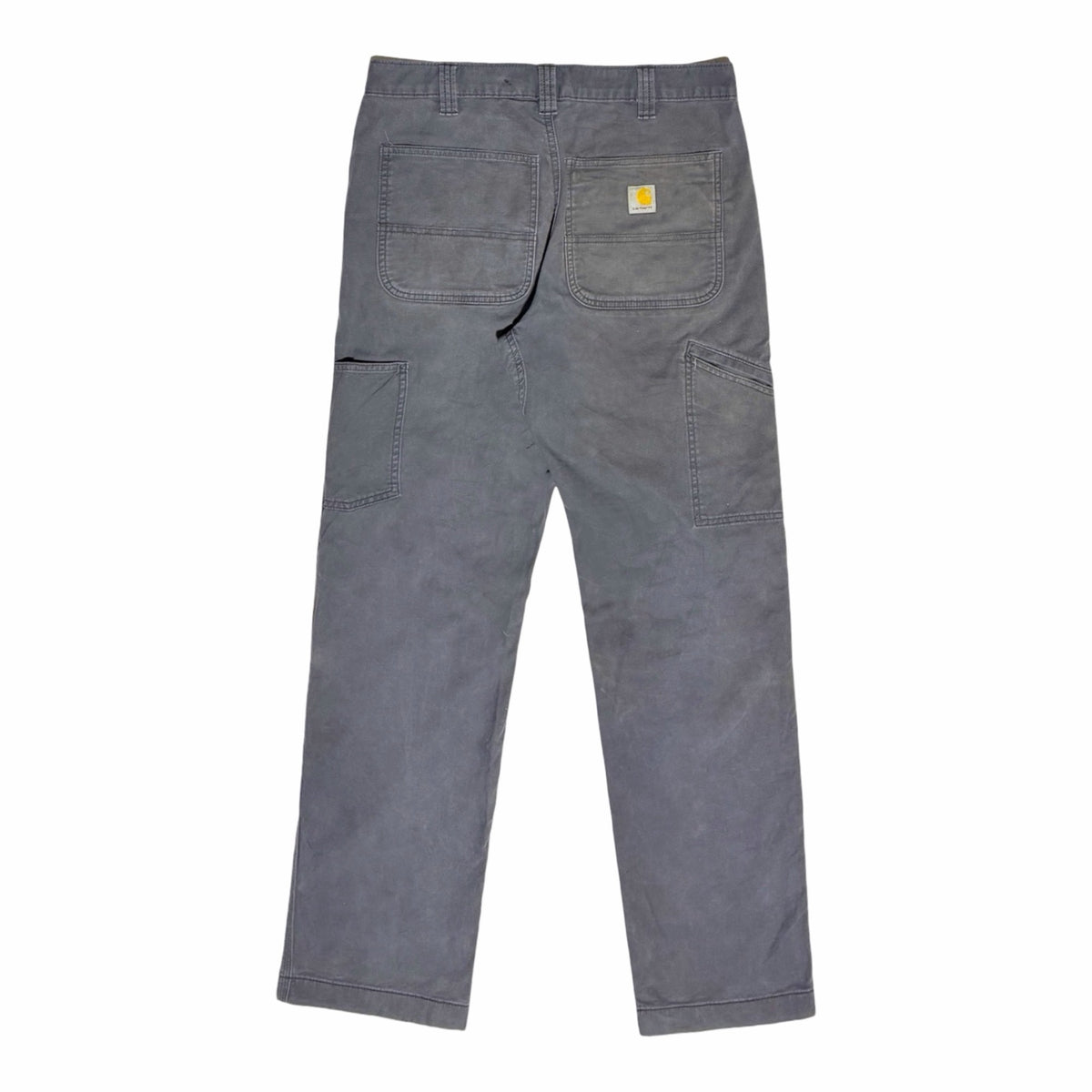 Carhartt faded slate grey double front carpenter pants