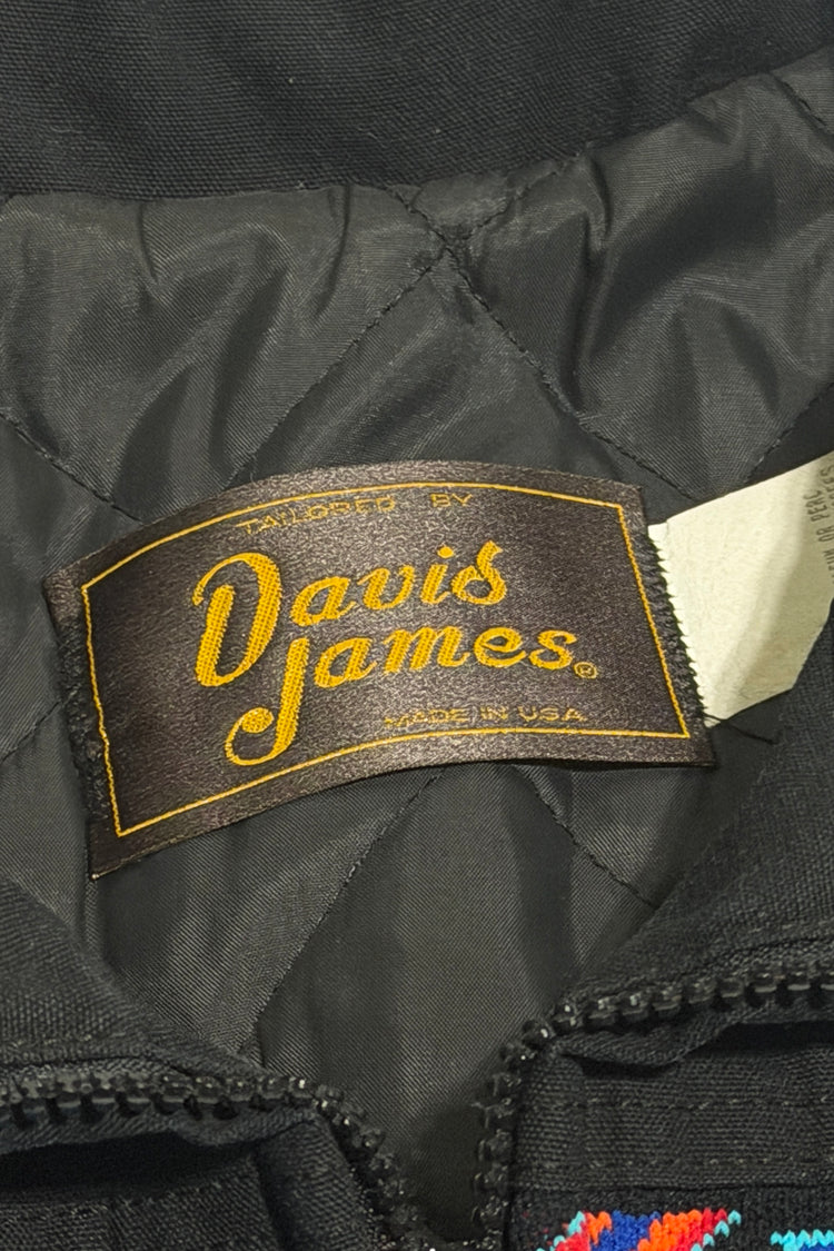 Davis James bomber jacket back