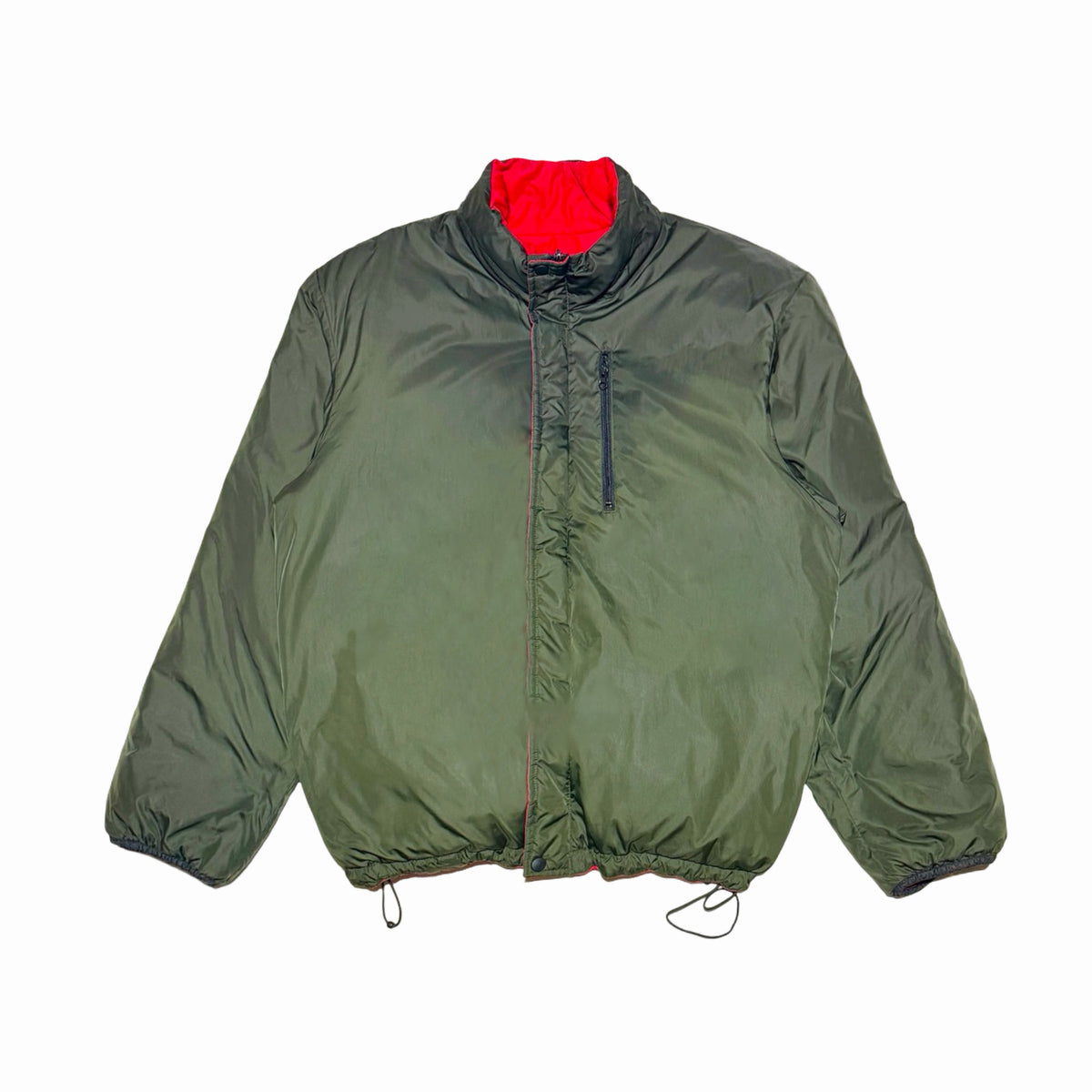 Lands End reversible goose down puffer jacket