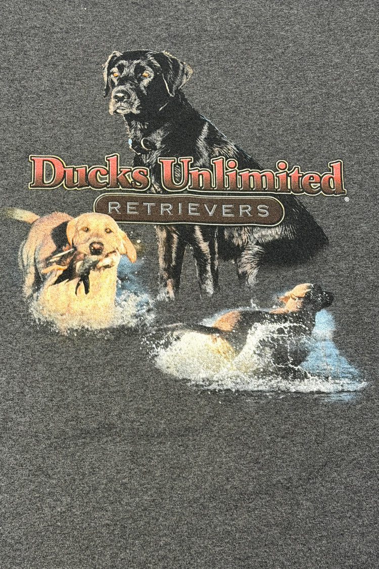Ducks Unlimited Retrievers back print detail