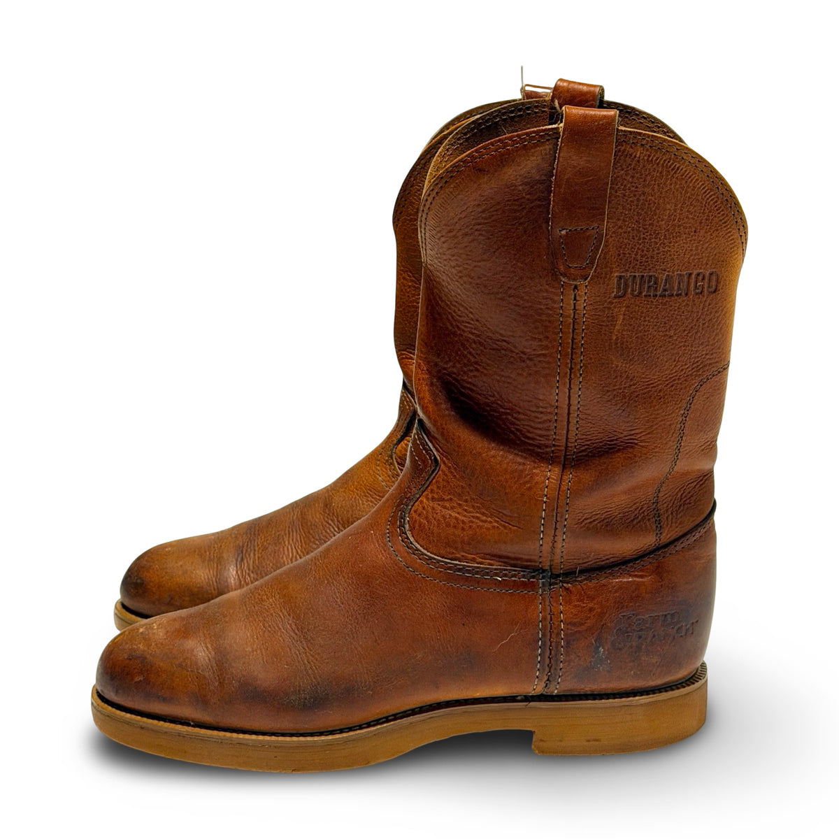 Durango roper boots side view