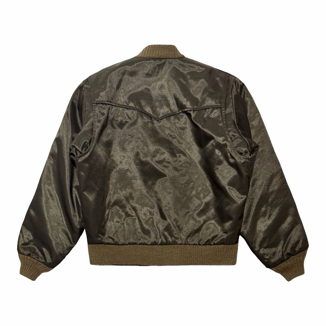 Golden Fleece bomber jacket back with western yoke