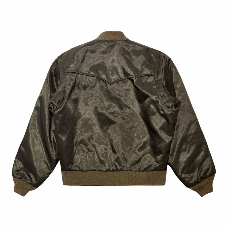 Golden Fleece bomber jacket back with western yoke