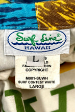 Load image into Gallery viewer, 1980’S SURF LINE JAMS MADE IN HAWAII PRINTED SHORTS X-LARGE
