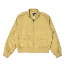 Load image into Gallery viewer, 1990’S POLO RALPH LAUREN SILK &amp; LINEN BOMBER JACKET X-LARGE
