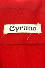 Load image into Gallery viewer, 1970’S CYRANO FLOWY ROSE DISCO L/S PARTY SHIRT MEDIUM
