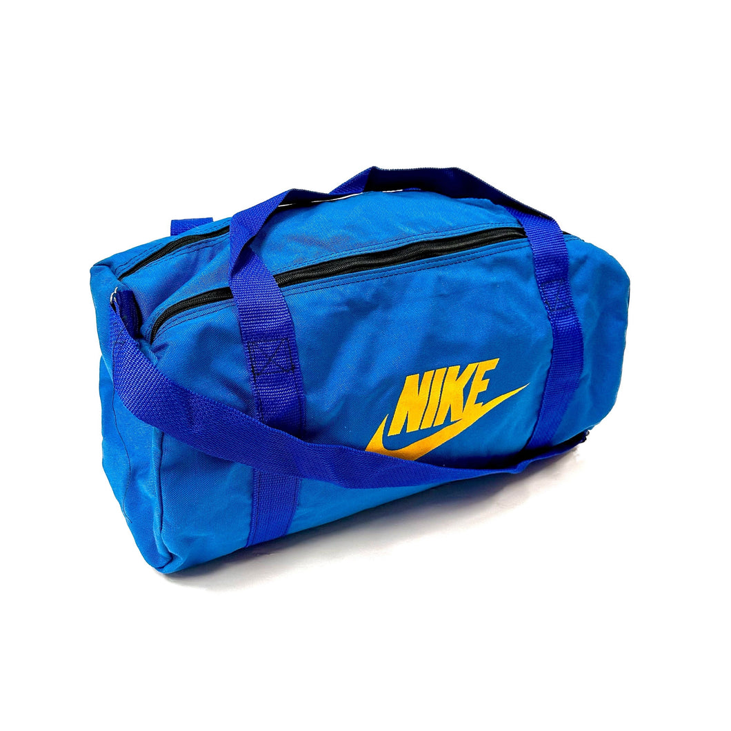 1970’S DEADSTOCK NIKE RUNNING DRY/WET COMPARTMENTS ZIPPERED DUFFLE BAG