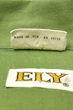 Load image into Gallery viewer, 1960’S ELY MADE IN USA CONTRAST PAJAMA SHIRT LARGE
