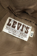 Load image into Gallery viewer, 1970’S LEVI’S WESTERNWEAR MADE IN USA WESTERN CORDUROY DISCO SUIT JACKET 42
