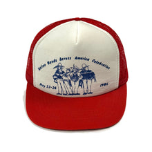 Load image into Gallery viewer, 1980’S NATIVE HANDS FOAM MESH SNAP BACK TRUCKER HAT

