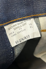 Load image into Gallery viewer, 1970’S DEADSTOCK DEECEE STRAIGHT LEG WESTERN MADE IN USA BOOTCUT RAW DENIM JEANS 29 X 32
