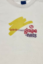 Load image into Gallery viewer, 1980’S GRAPE NUTS MADE IN USA SINGLE STITCH S/S T-SHIRT X-SMALL
