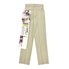 Load image into Gallery viewer, 1990’S DEADSTOCK DICKIES MADE IN USA TAN TWILL WORKWEAR CHINO PANTS 30-31.5 X 34
