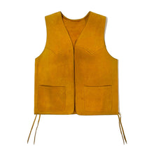 Load image into Gallery viewer, 1960’S CUSTOM SUEDE LEATHER WESTERN VEST 40
