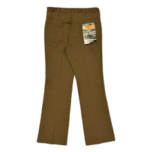 Load image into Gallery viewer, 1970’S DEADSTOCK RANCHCRAFT BY PENNEY’S MADE IN USA BOOTCUT BROWN PANTS 34 X 31
