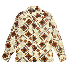 Load image into Gallery viewer, 1970’S JOES OF CALIFORNIA GEOMETRIC DISCO L/S PARTY SHIRT MEDIUM
