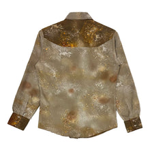 Load image into Gallery viewer, 1970’S CHEMISE ET CIE DESERT CONSTELLATIONS RAYON DISCO L/S B.D. PARTY SHIRT MEDIUM
