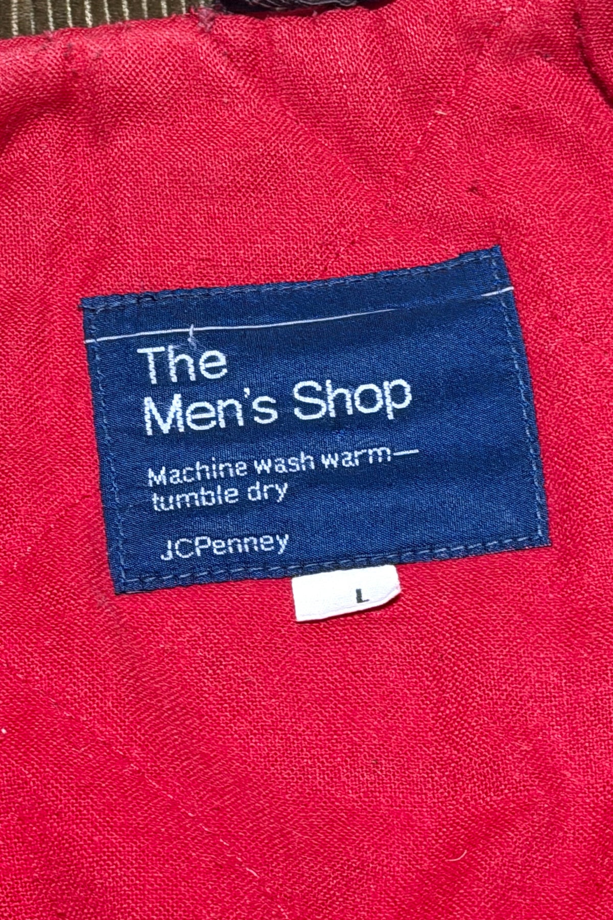 The Men's Shop JCPenney label