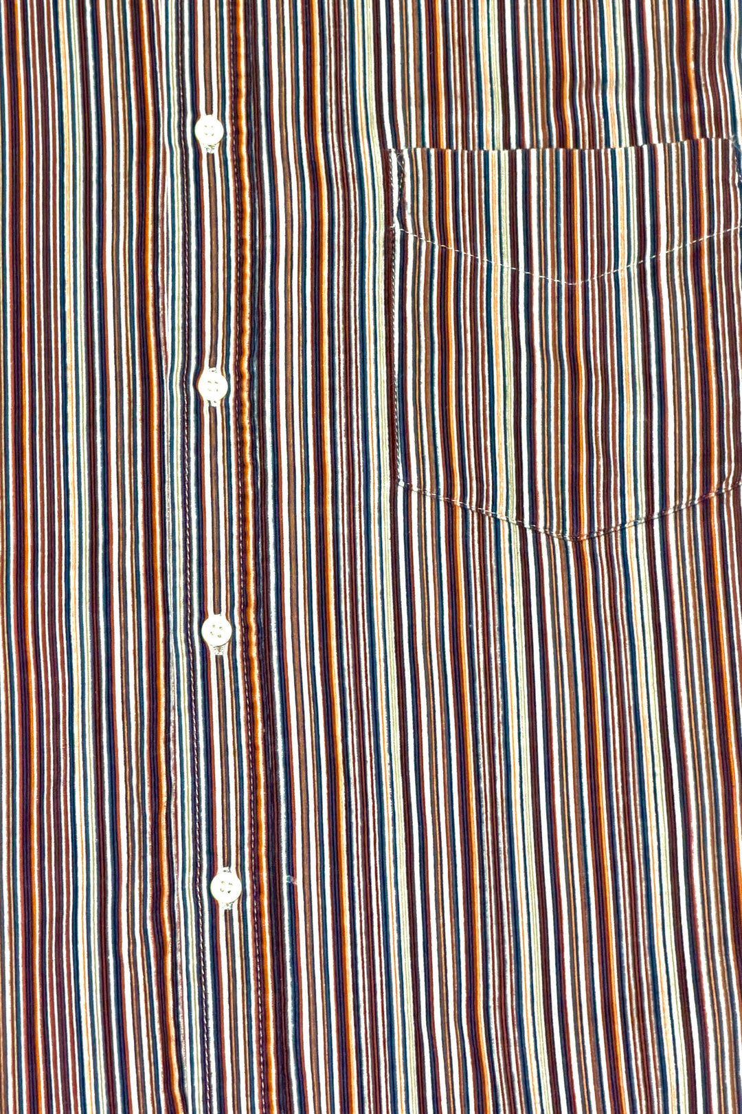 Placket and chest pocket detail