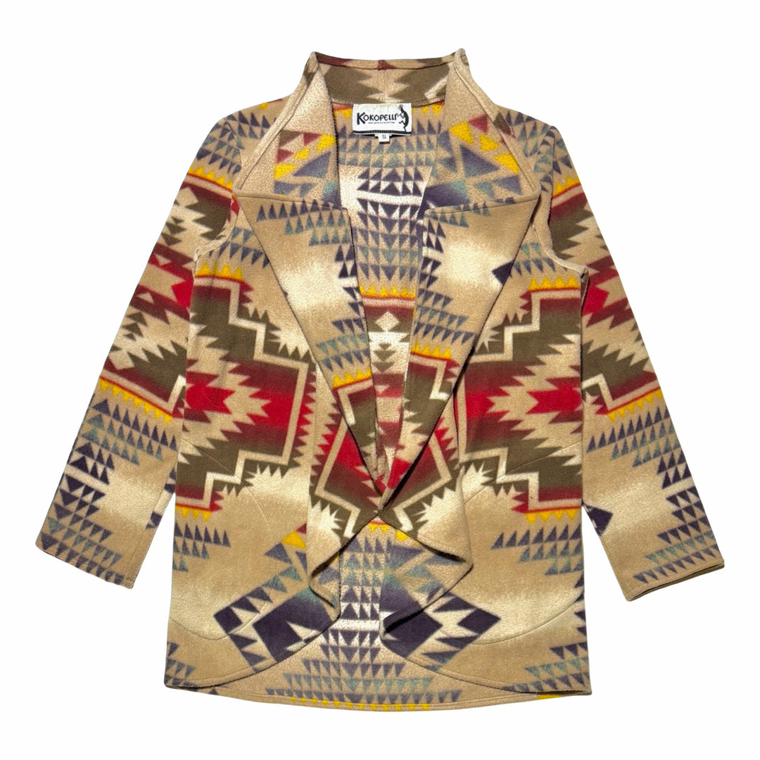 Kokopelli fleece jacket front