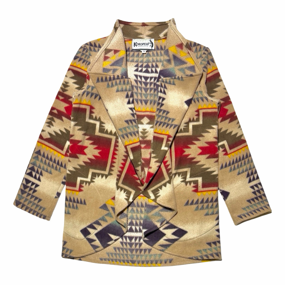 Kokopelli fleece jacket front
