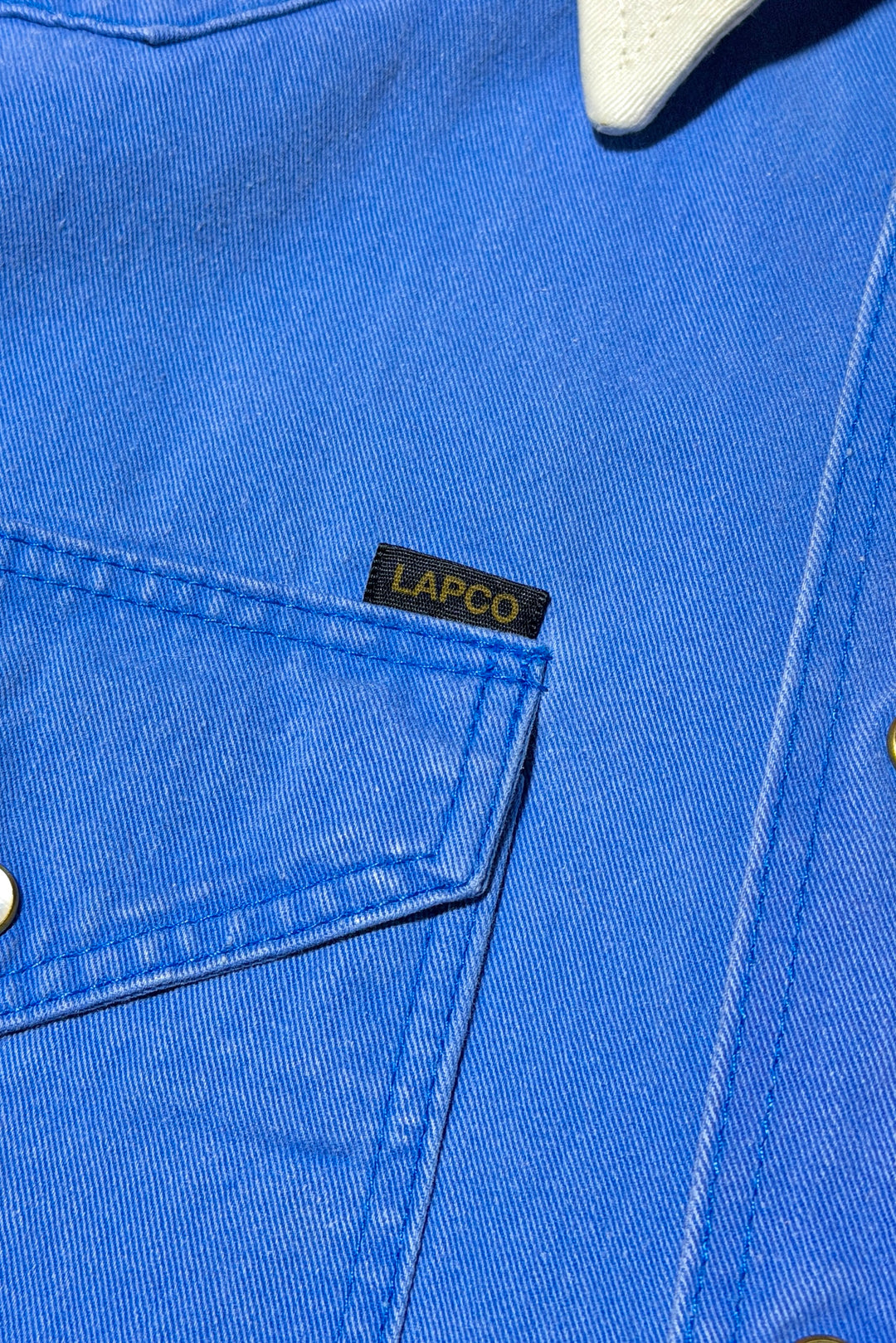 LAPCO western shirt detail