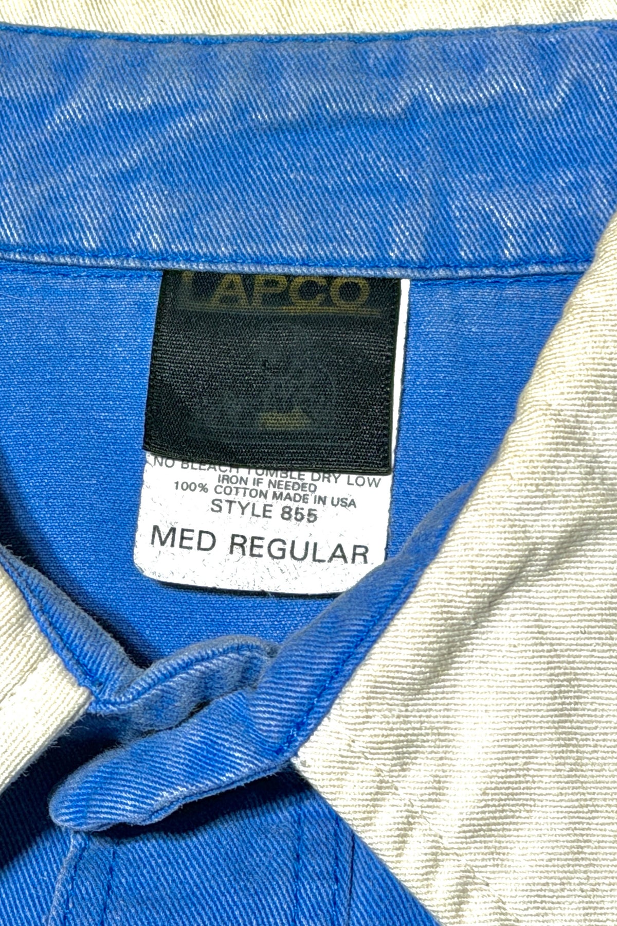 LAPCO western shirt tag