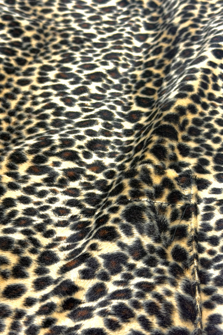 Leopard print shirt jacket back