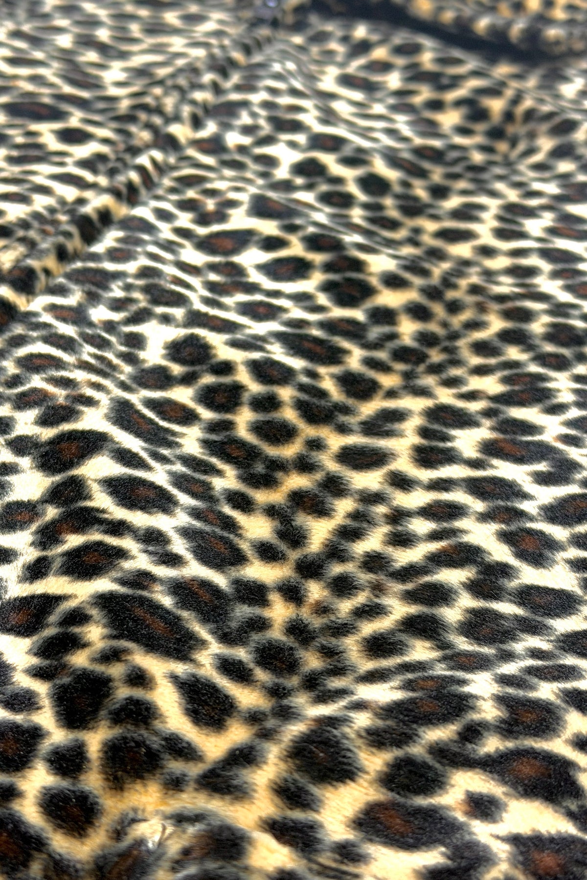 Leopard print shirt jacket detail