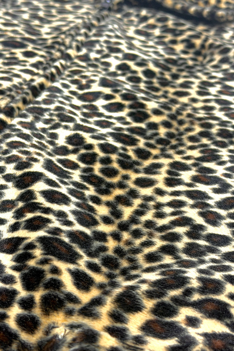 Leopard print shirt jacket detail