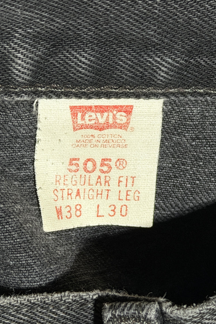 Levi's 505 regular fit tag