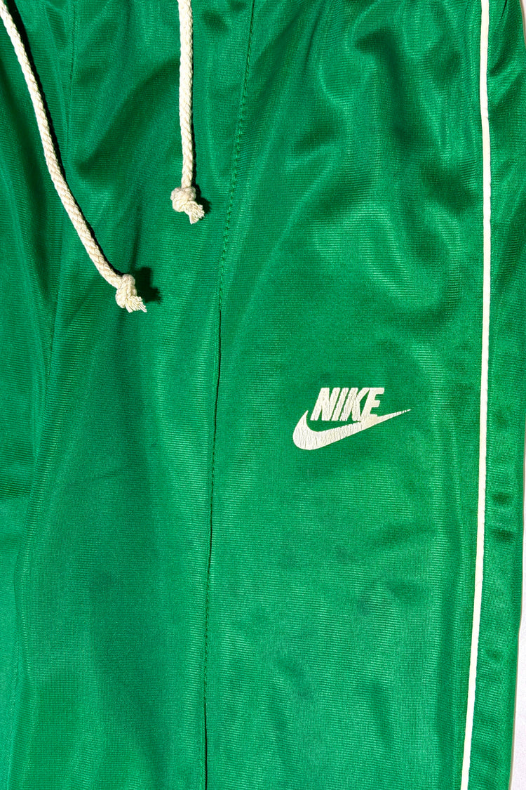 1980'S Nike green tricot track pants