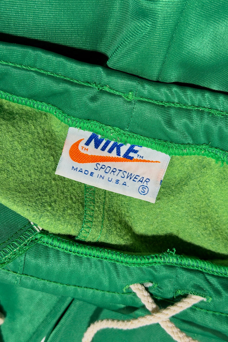 1980'S Nike green tricot track pants