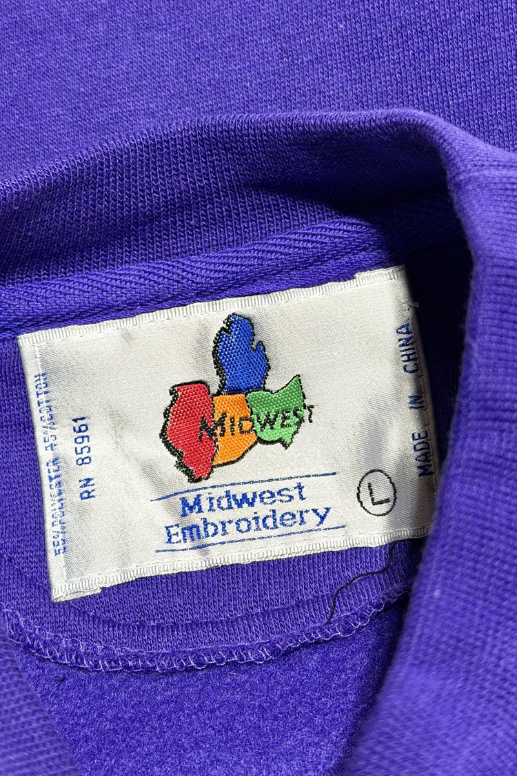 Northwestern sweatshirt Midwest Embroidery tag size large