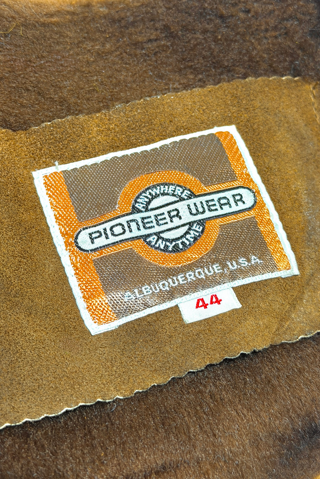 Pioneer Wear Albuquerque label