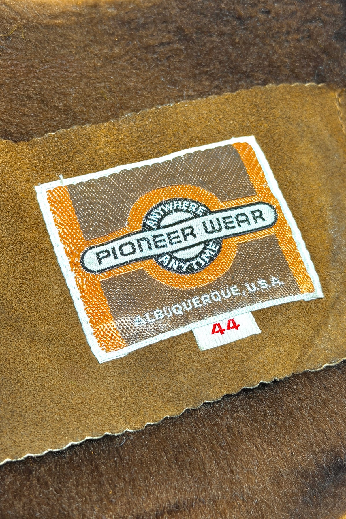 Pioneer Wear Albuquerque label