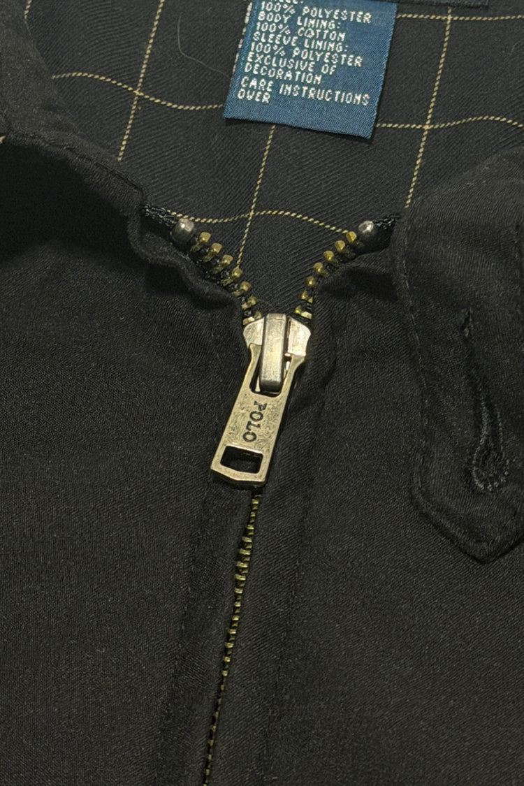 Polo Harrington jacket detail