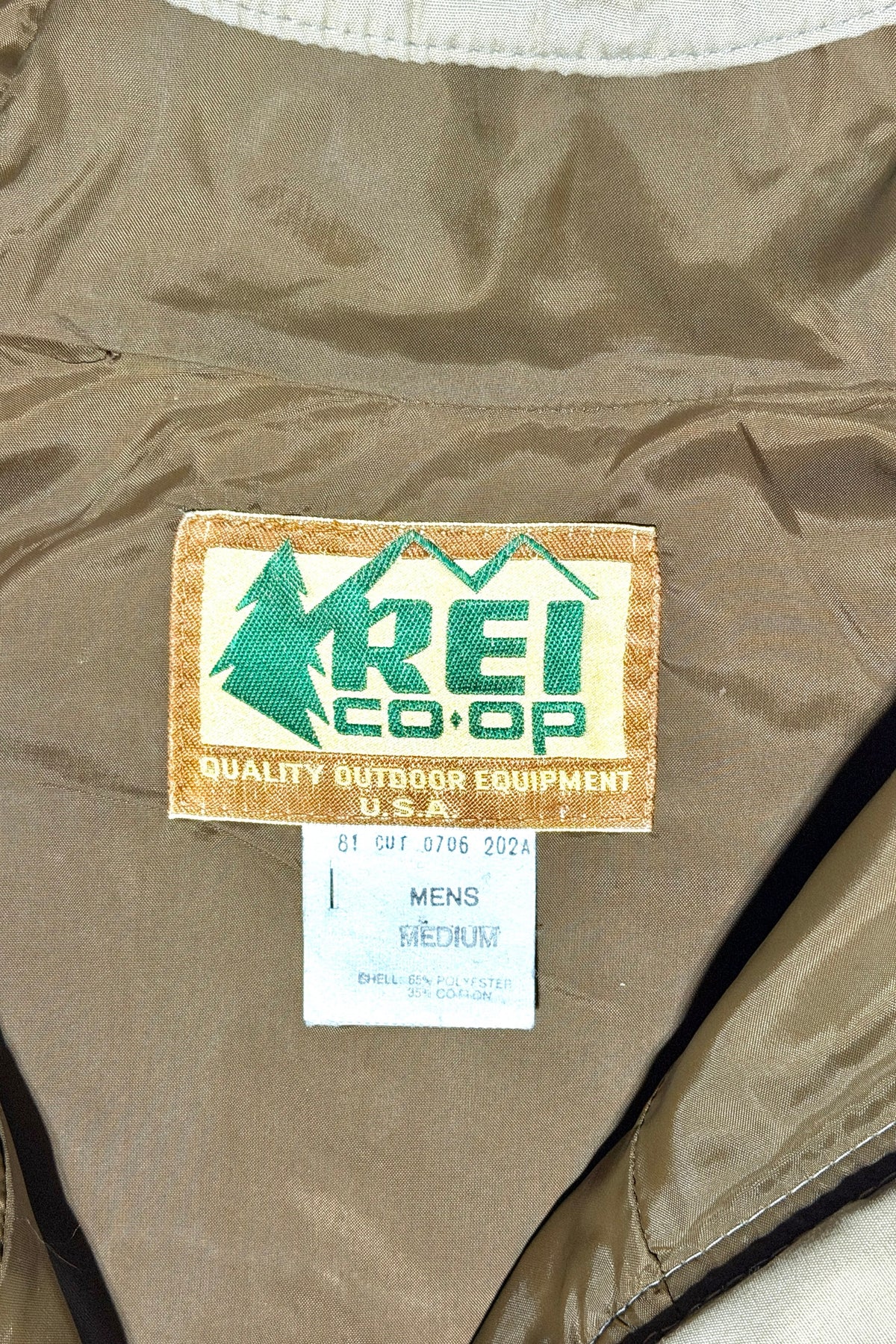 REI Co-op parka detail
