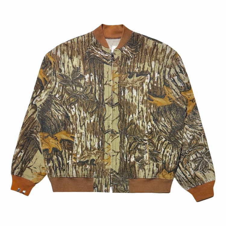Realtree camo bomber jacket front