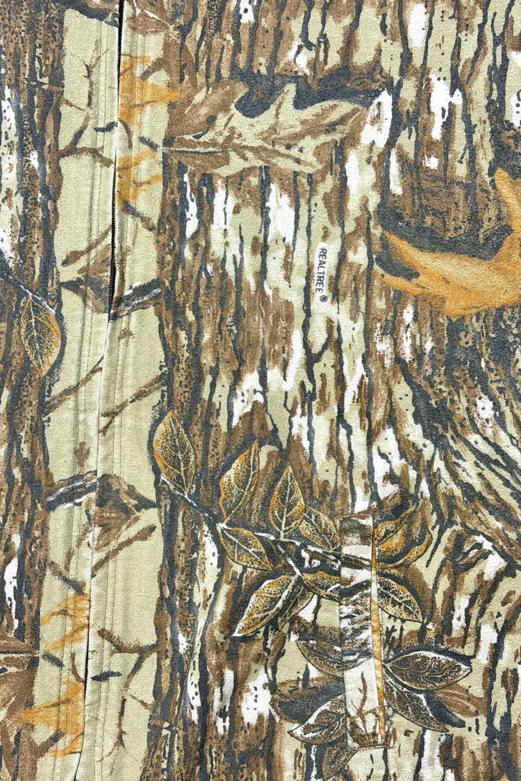 Realtree camo bomber jacket detail
