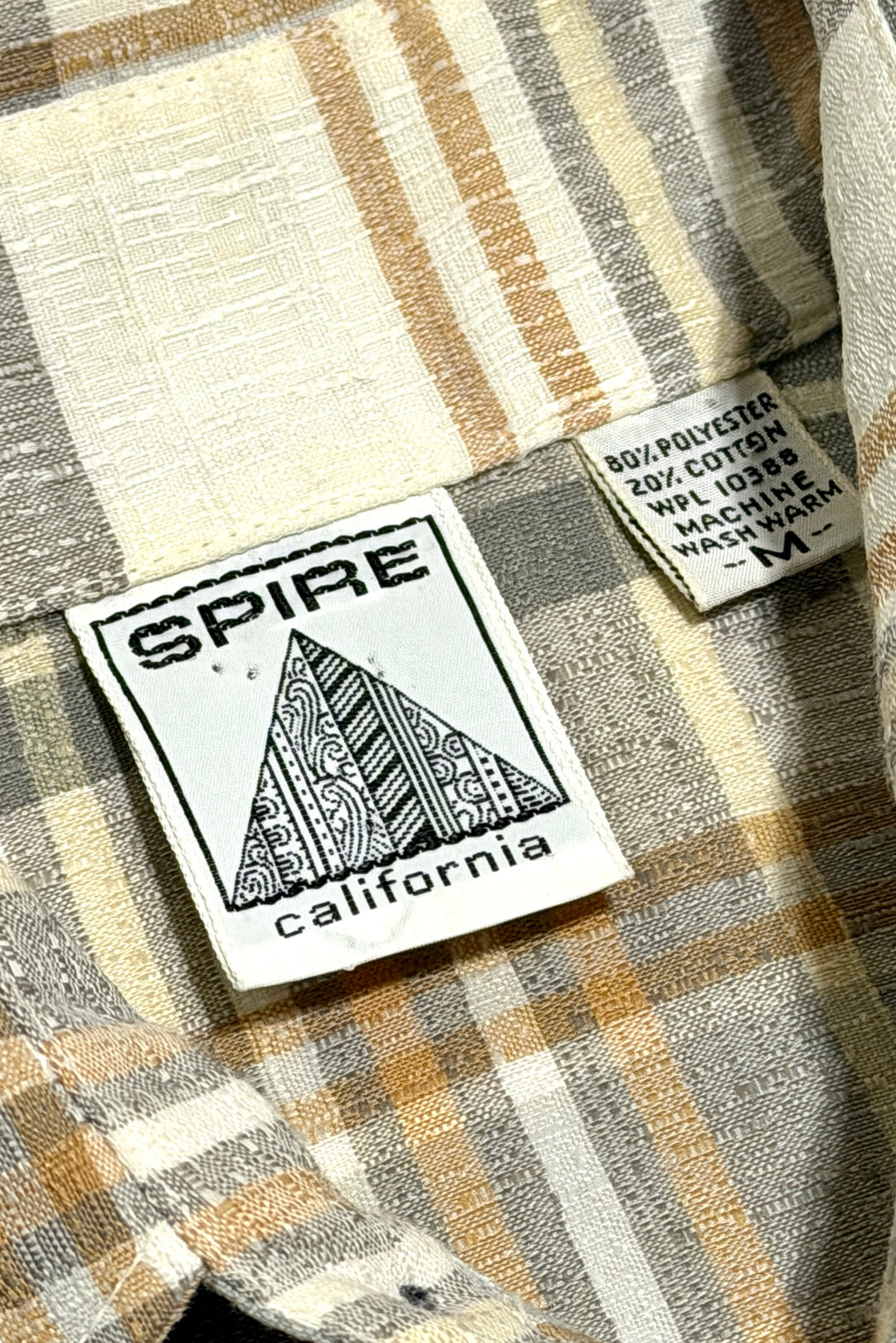 Spire plaid shirt back