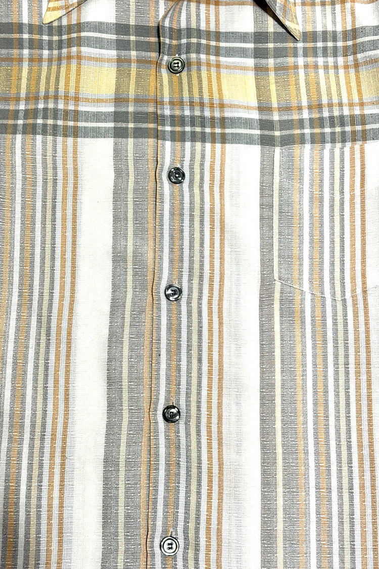 Spire plaid shirt tag