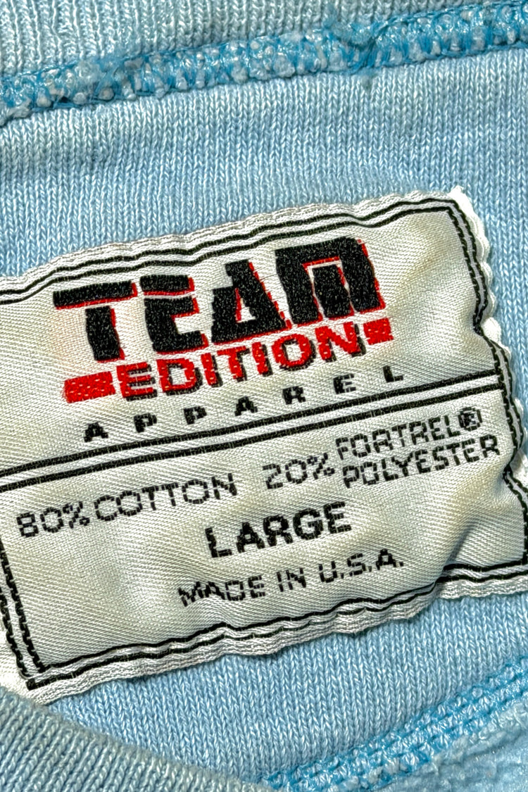 UNC Tar Heels sweatshirt tag