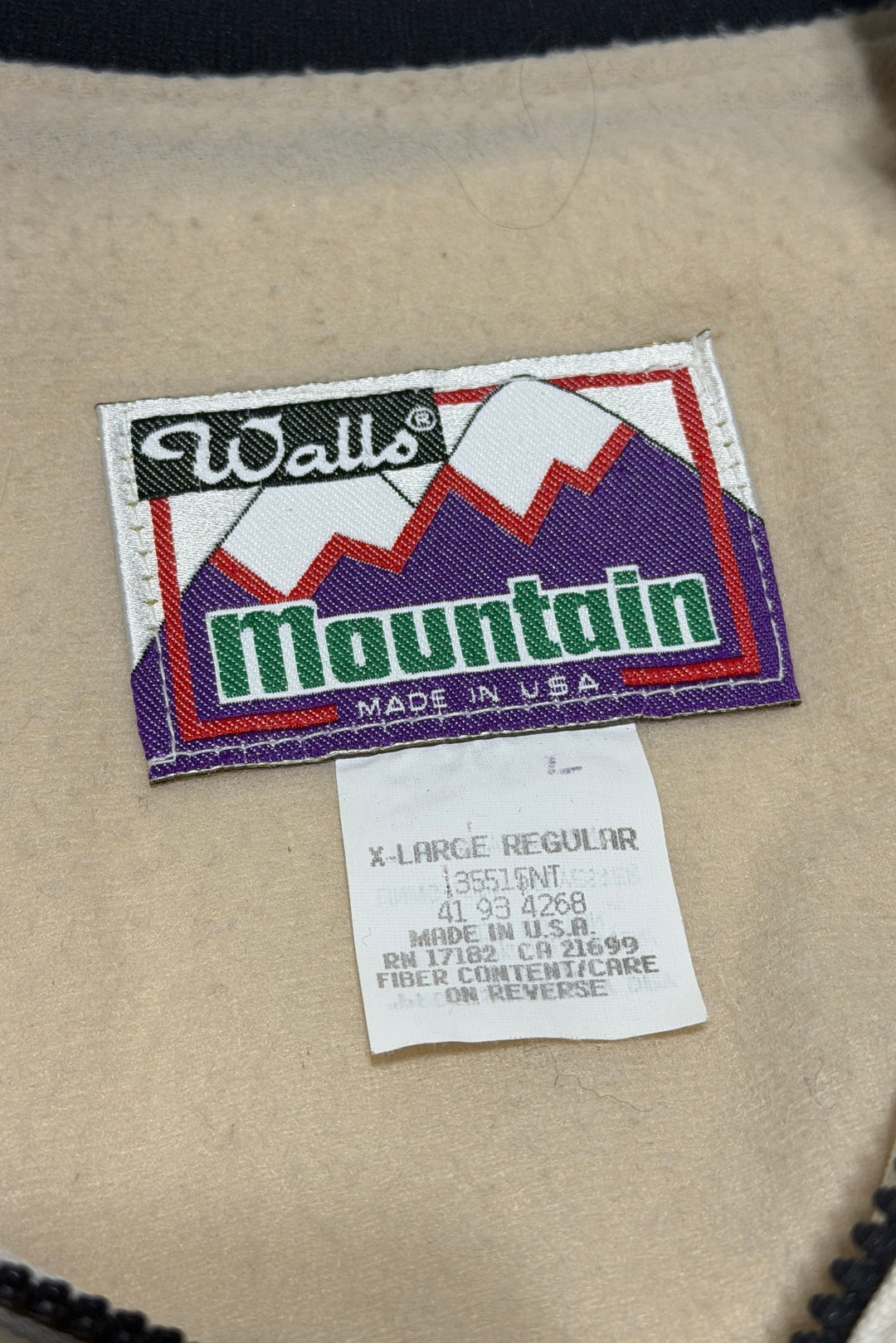 Walls Mountain bomber jacket back