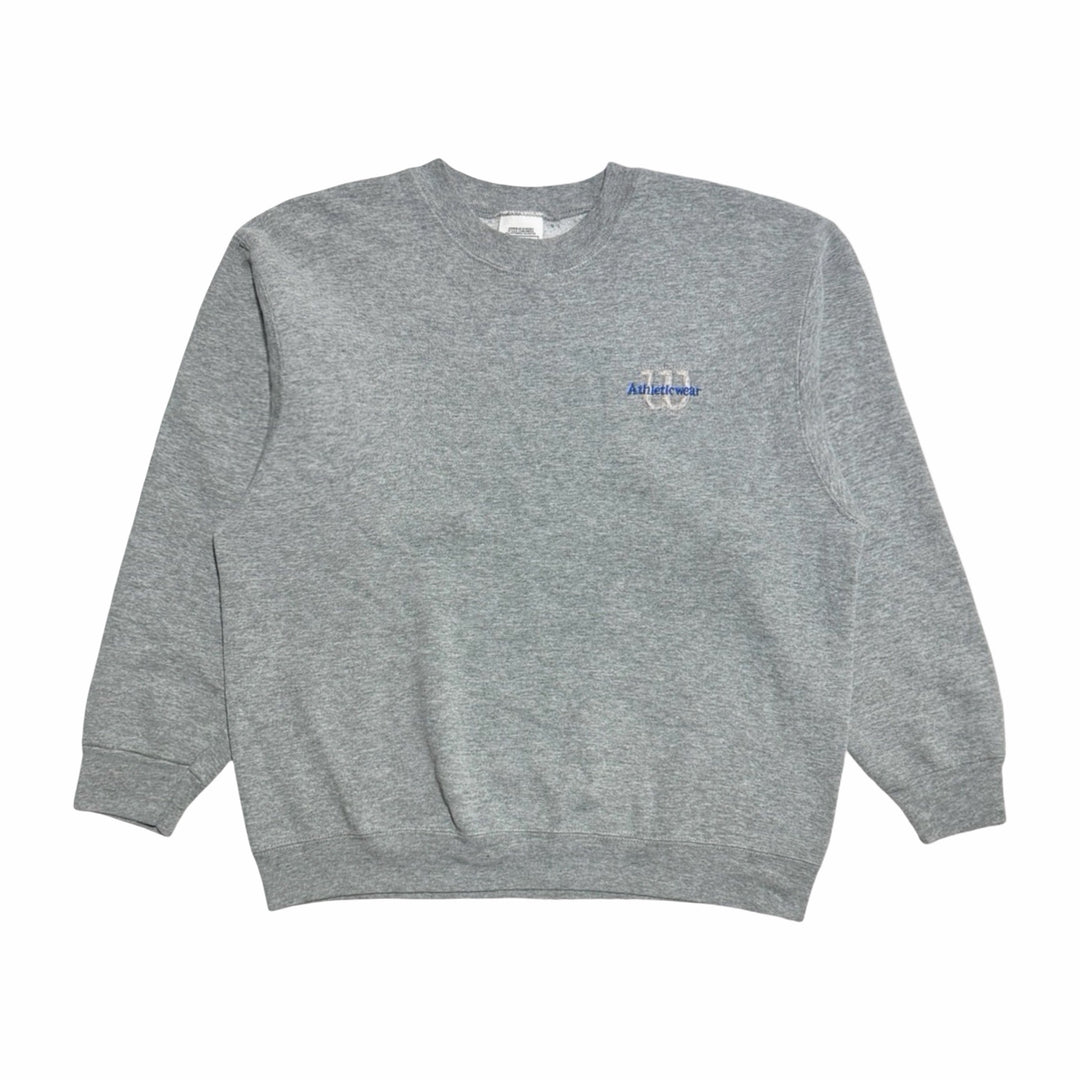 1990s Wilson Athleticwear heather gray crewneck sweatshirt front